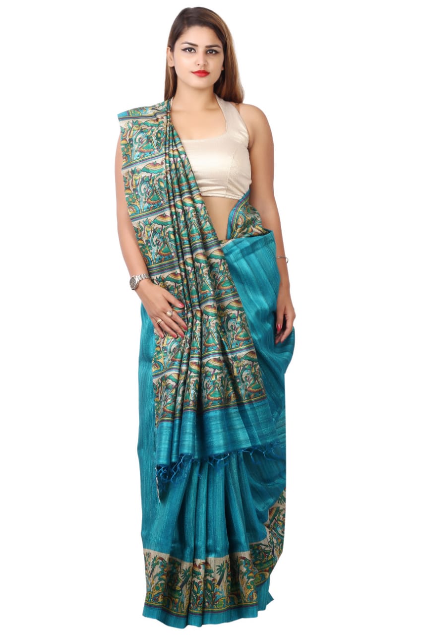 Tussar Gicha Saree