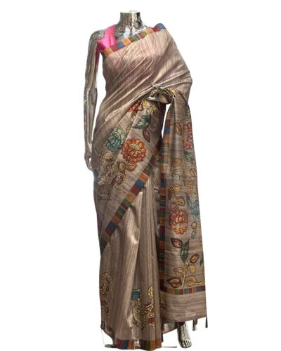 Raw Silk Kalamkari Print