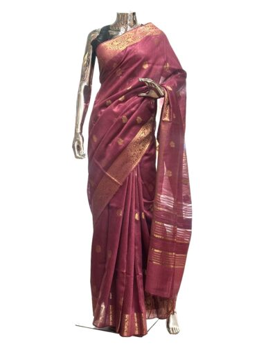 Moonga Silk Saree Design