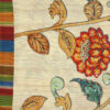 Raw Silk Kalamkari Print - Pattern 3